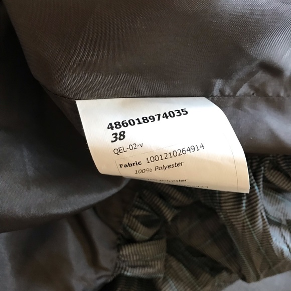 QUE, us 8 size pinstripe balloon dress. - Picture 5 of 5